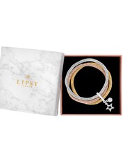 Lipsy Jewellery White Mesh Celestial 3 Pack Bracelets - Gift Boxed - Image 1 of 5