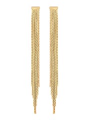 Lipsy Jewellery Gold Statement Snake Earrings - Image 1 of 3