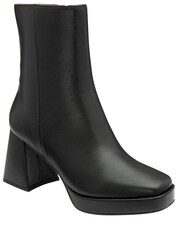 Ravel Black Block-Heel Zip-Up Ankle Boots - Image 1 of 4