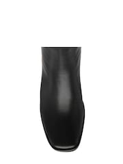 Ravel Black Block-Heel Zip-Up Ankle Boots - Image 4 of 4