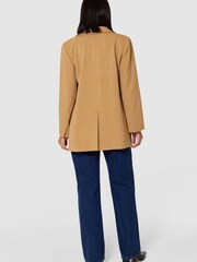 Closet London Brown Oversized Tailored Single Breasted Blazer - Image 2 of 4