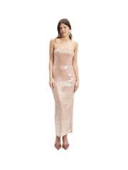 Bardot Brown Launa Sequin Maxi Dress - Image 3 of 7