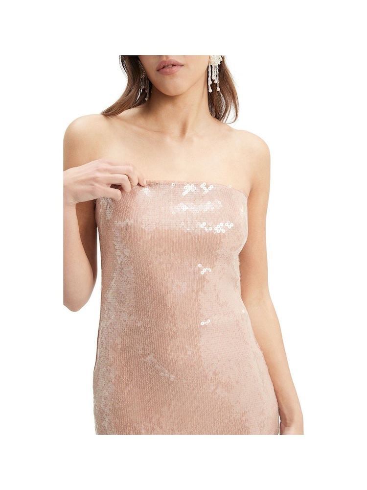 Bardot Brown Launa Sequin Maxi Dress - Image 7 of 7