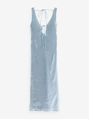 Bardot Blue Sequin Midi Dress - Image 6 of 6