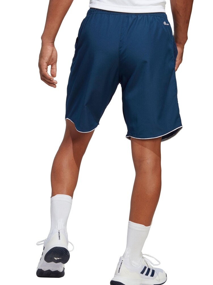 adidas Blue/Navy Club Tennis Shorts - Image 2 of 6
