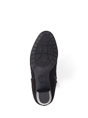 Pavers Heeled Short Black Ankle Boots - Image 5 of 5