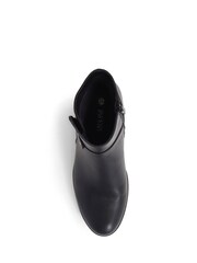 Pavers Buckle Detail Black Ankle Boots - Slika 4 iz 5