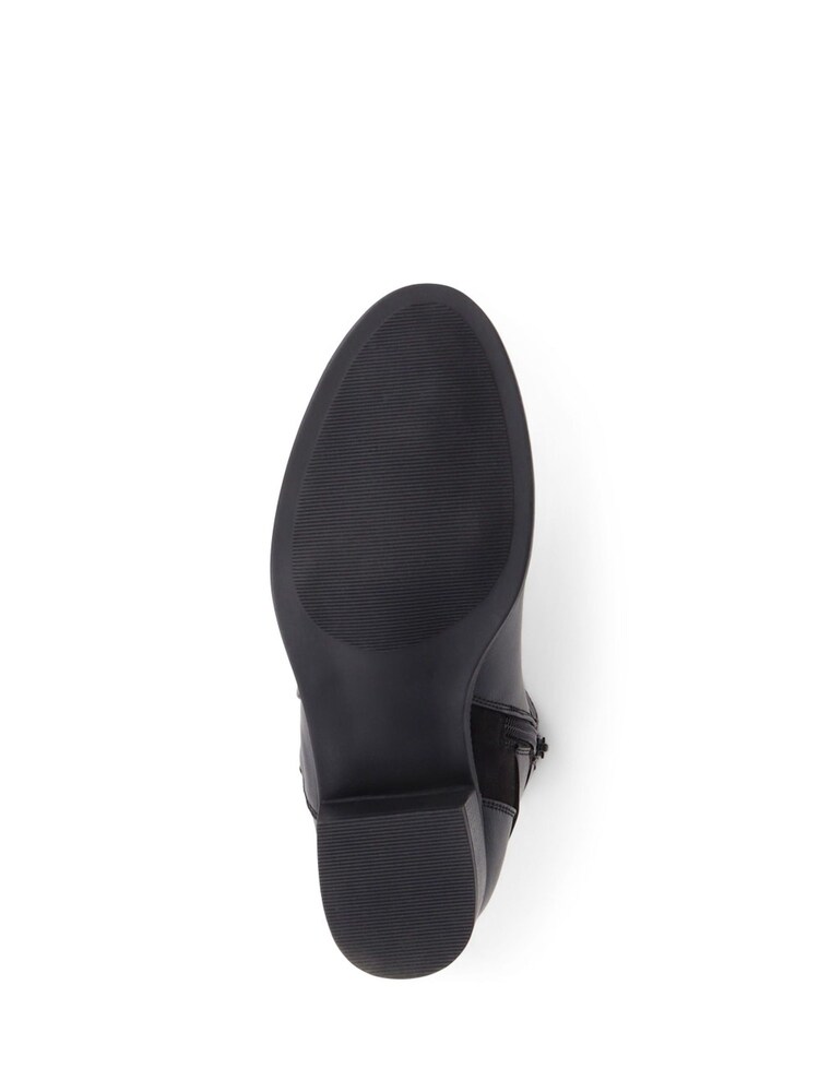 Pavers Buckle Detail Black Ankle Boots - Slika 5 iz 5