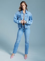 Bardot Blue Relaxed Denim Jacket - Image 1 of 6