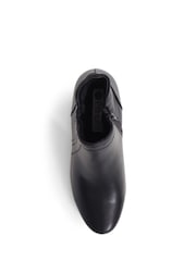 Pavers Low Heel Black Ankle Boots - Image 4 of 5