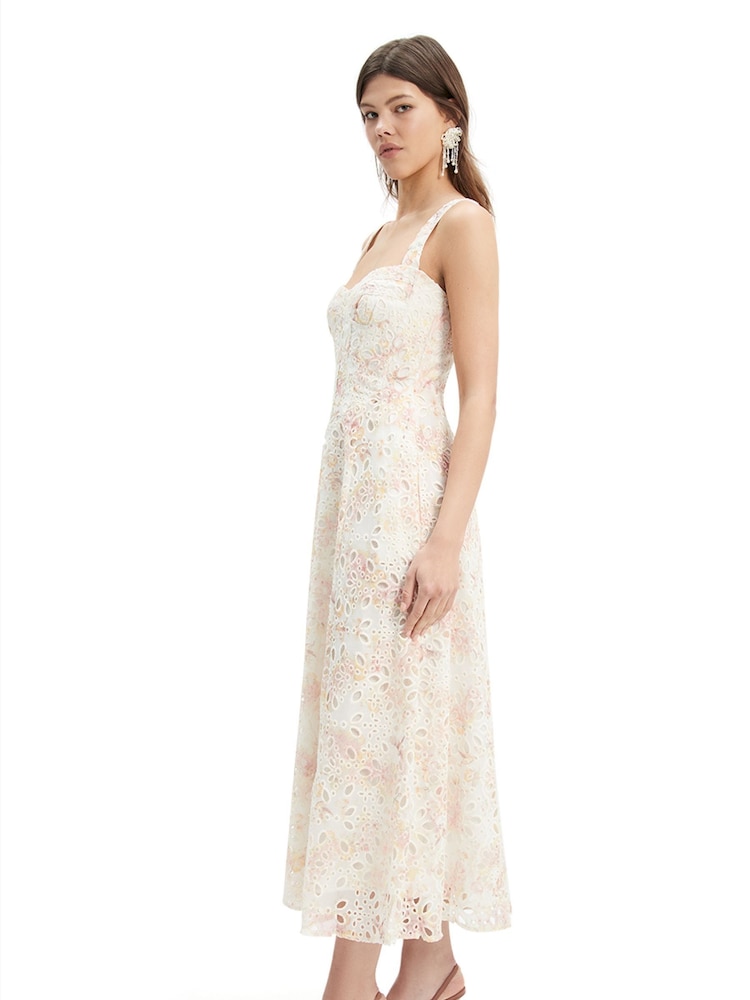 Bardot Yellow Lilah Corset Midi Dress - Image 6 of 6