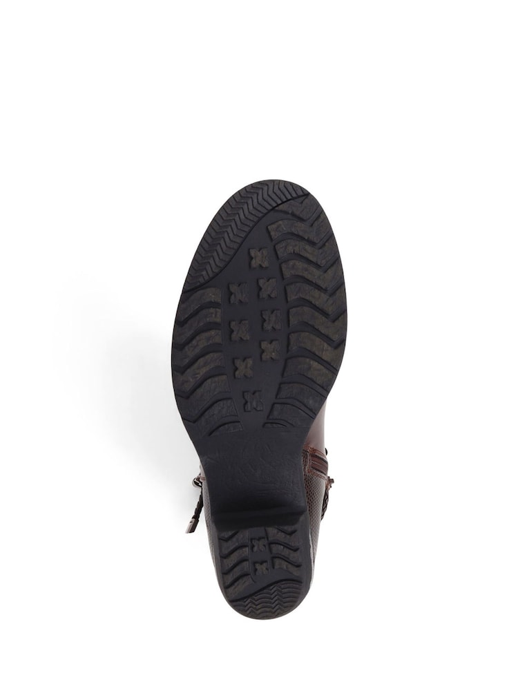 Pavers Brown Pavers Casual Heeled Ankle Black Boots - Image 5 of 5