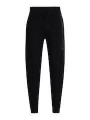 BOSS Black French Terry Logo Print Cuffed Joggers - Image 5 of 5