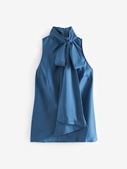 Ted Baker Black Immiie Sleeveless Pussybow Blouse - Image 5 of 7