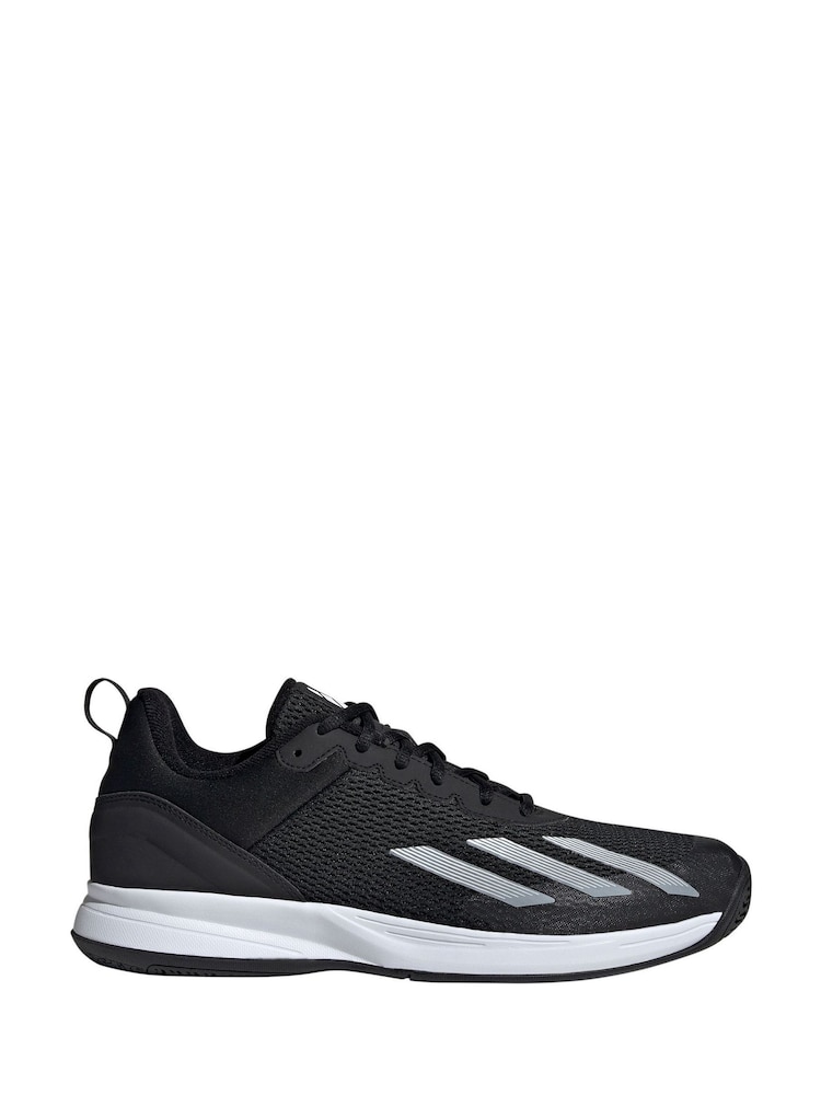 adidas Black/Grey Courtflash Speed Tennis Trainers - Image 1 of 7