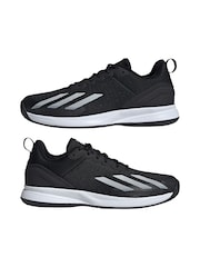 adidas Black/Grey Courtflash Speed Tennis Trainers - Image 4 of 7