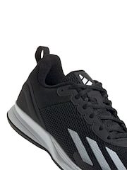 adidas Black/Grey Courtflash Speed Tennis Trainers - Image 6 of 7