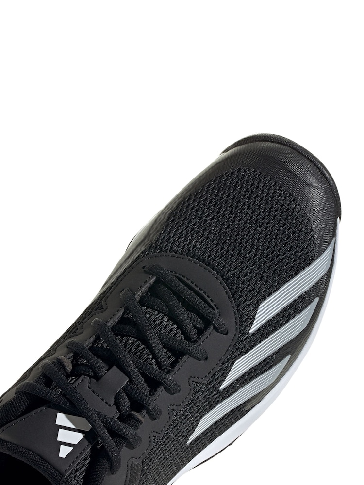 adidas Black/Grey Courtflash Speed Tennis Trainers - Image 7 of 7