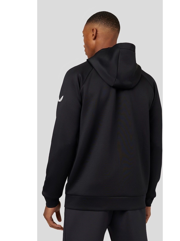 Castore Black Aeroscuba Zip-Up Hoodie - Image 2 of 4