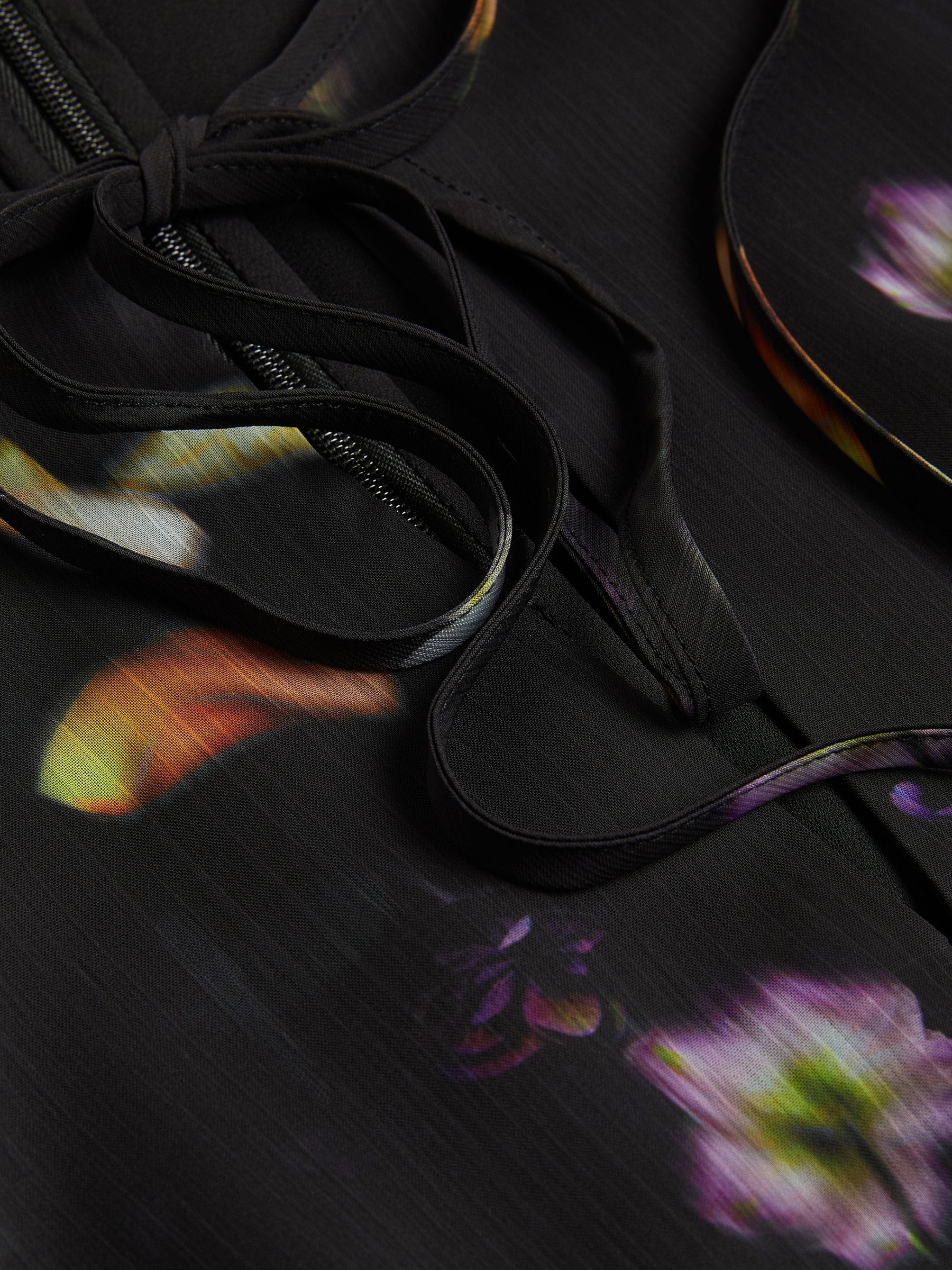 Ted baker black ruffle bag new arrivals