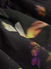 Ted Baker Nikaii Ruffle Asymmetric Mini Black Dress - Image 7 of 7