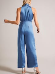Синий комбинезон-халтер с брюками Ted Baker Ambriaa - Image 2 of 6