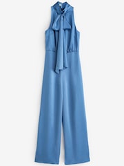 Синий комбинезон-халтер с брюками Ted Baker Ambriaa - Image 6 of 6