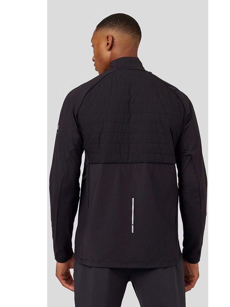 Castore Black Hybrid Quarter Zip T-Shirt - Image 2 of 4 Castore Black Hybrid Quarter Zip T-Shirt - Image 2 of 4
