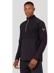 Castore Black Hybrid Quarter Zip T-Shirt - Image 3 of 4