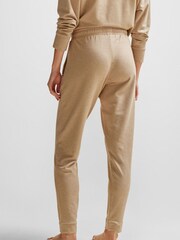 BOSS Natural Cuffed French Terry Cotton Joggers - Image 2 of 5