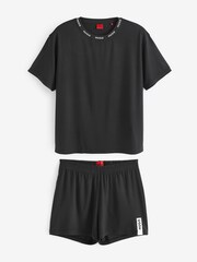 HUGO Stretch-Jersey-Pyjama mit kontrastierenden Logodetails - Bild 4 von 6