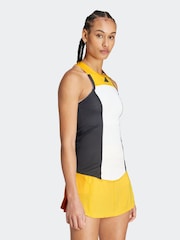 adidas Black/White Tennis Pro Tank - Image 3 of 8