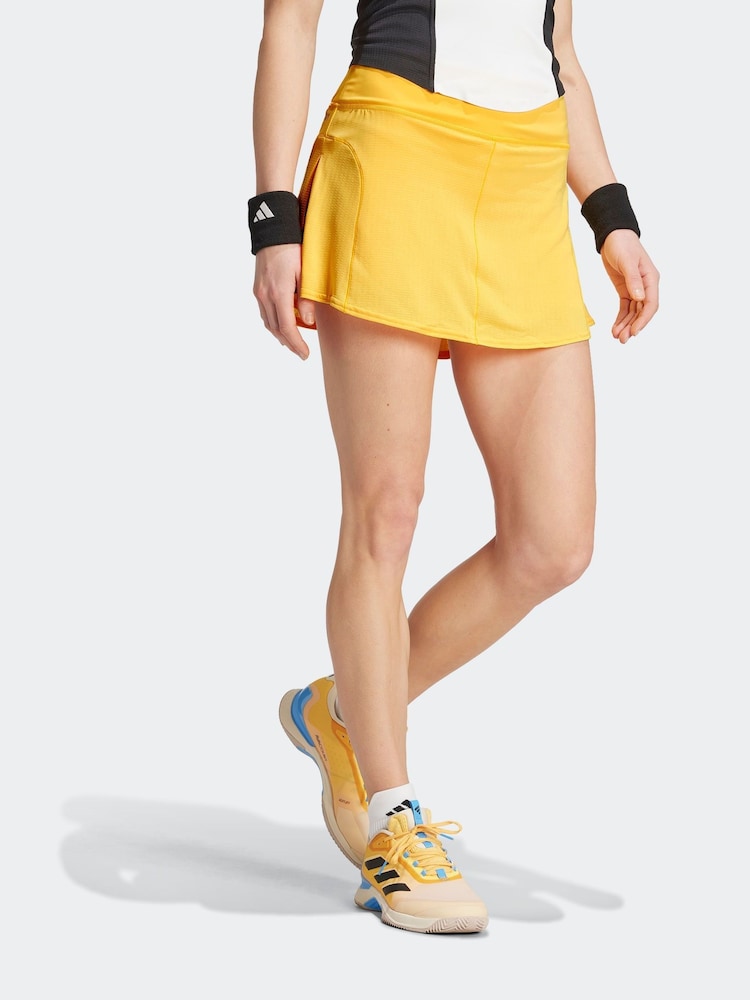adidas Orange Tennis Match Skirt - Image 5 of 6