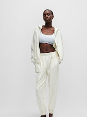 HUGO Tracksuit In Stretch Fabric With Stacked Logos - Image 3 of 5