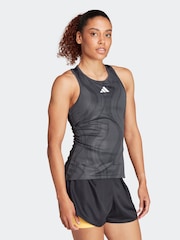 adidas Black Tennis Club Graphic Tank - Image 2 of 6