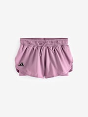 adidas Purple Adult Sport Club Tennis Shorts - Image 7 of 7