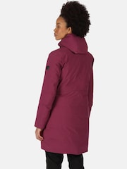 Regatta Womens Purple Yewbank Ii Longline Waterproof Padded Jacket - Image 2 of 4