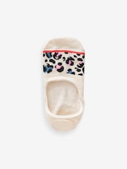 Oatmeal Animal Sparkle Invisible Socks 5 Pack - Image 2 of 6