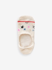 Oatmeal Animal Sparkle Invisible Socks 5 Pack - Image 4 of 6