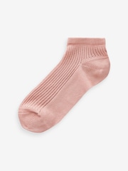 Pink/Navy/White Pellerine Trainers Socks 3 Pack - Image 2 of 4