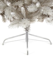 Premier Decorations Ltd Green Snowy 6FT Silver Tipped Fir PVC Christmas Tree - Image 4 of 4
