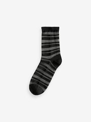 Black Sheer Ankle Socks 2 Pack - Image 3 of 5