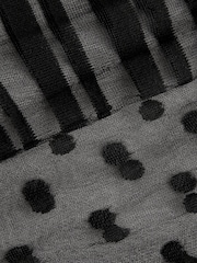 Black Sheer Ankle Socks 2 Pack - Image 5 of 5