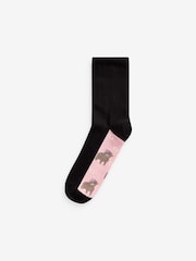 Hamish The Highland Cow Footbed Ankle Socks 5 Pack - Image 2 of 6