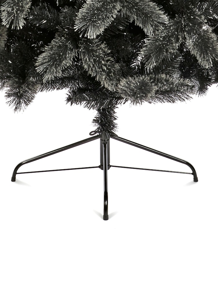 Premier Decorations Ltd Black 6ft Tipped Fir Cashmere Tips Christmas Tree - Image 2 of 4