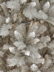 Premier Decorations Ltd Green Snowy 7ft Silver Tipped Fir PVC Christmas Tree - Image 4 of 4