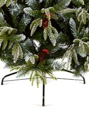 Premier Decorations Ltd Green 6ft Snowy Spruce Berry and Cone Christmas Tree - Image 3 of 4