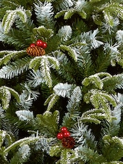 Premier Decorations Ltd Green 6ft Snowy Spruce Berry and Cone Christmas Tree - Image 4 of 4