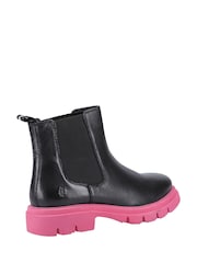 Schwarz und Pink - Hush Puppies Raya Chelsea-Stiefel - Bild 3 von 4