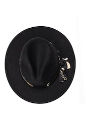 Bibi Bijoux Black 'Celestial Charmscape' Fedora Hat - Image 4 of 5